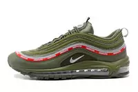 hommes casual chaussures nike air max 97 lx undefeated army